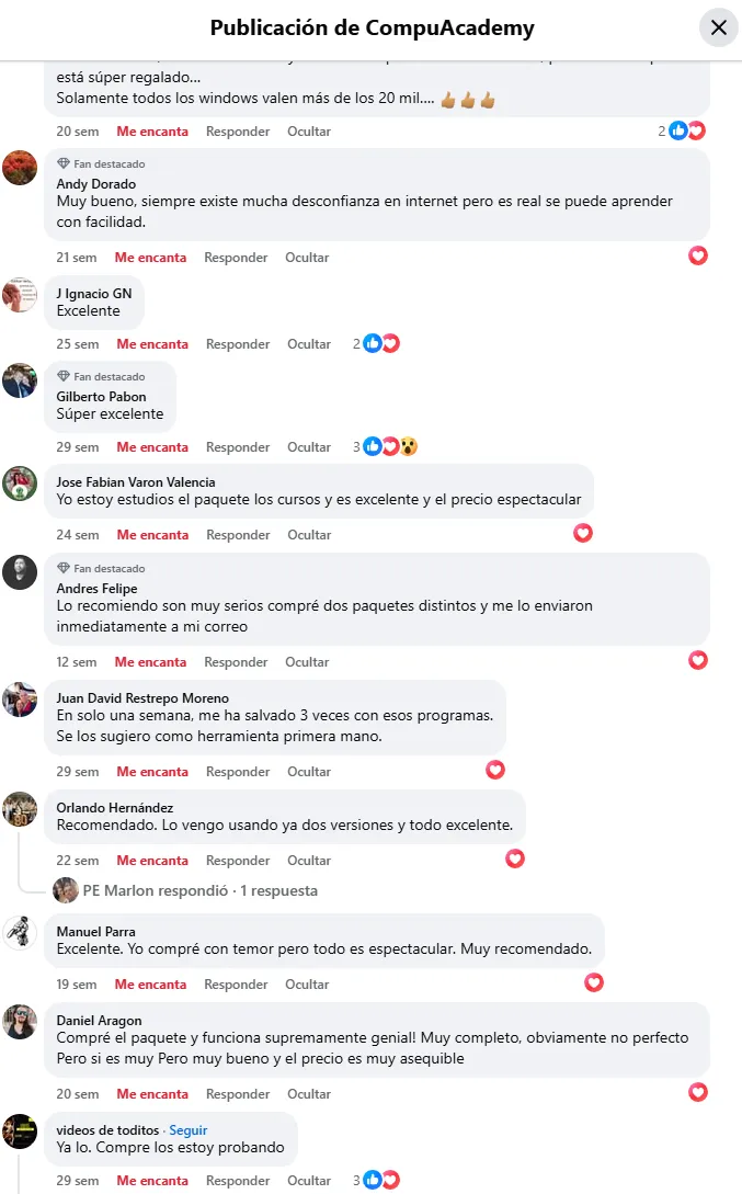 Comentario de cliente 2