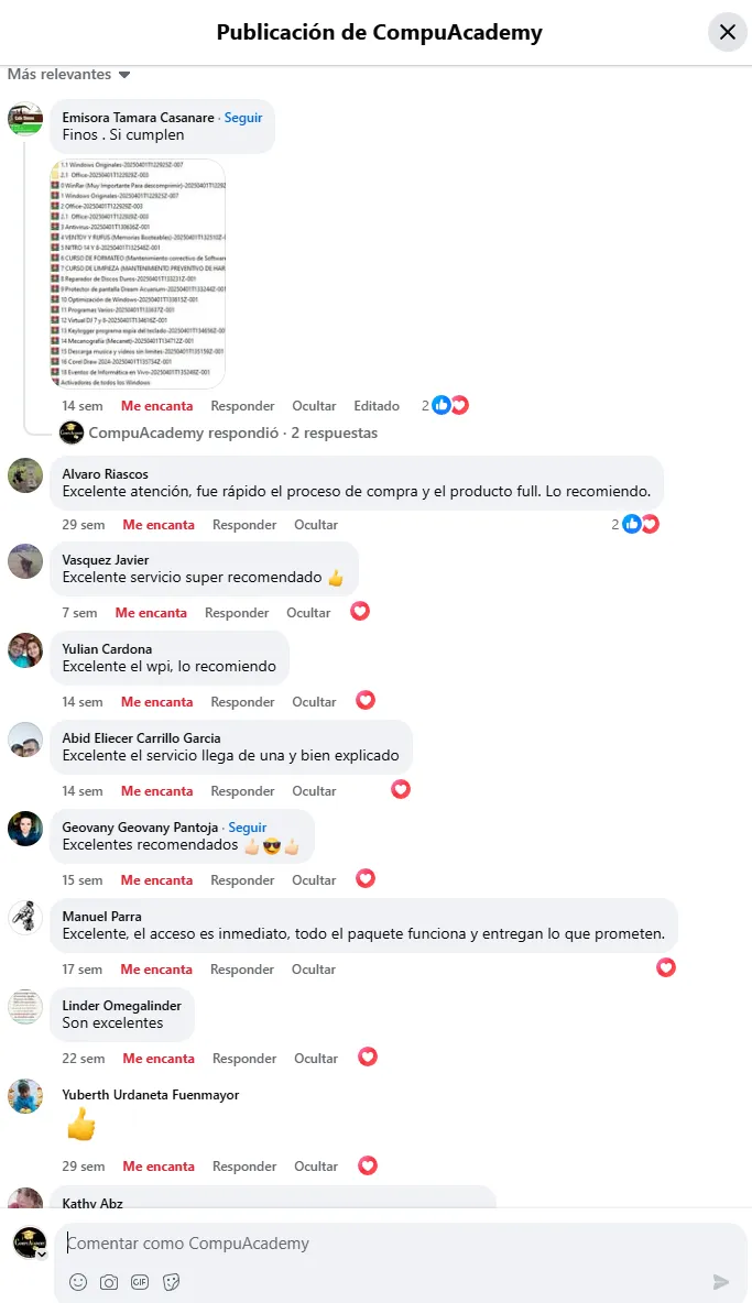 Comentario de cliente 4